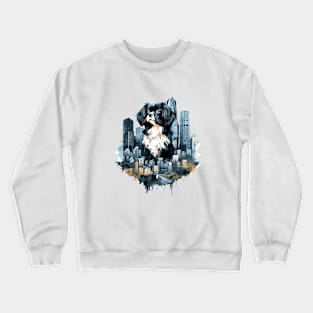 Cavalier King Charles Dog Pet Animal Beauty Nature City Discovery Crewneck Sweatshirt